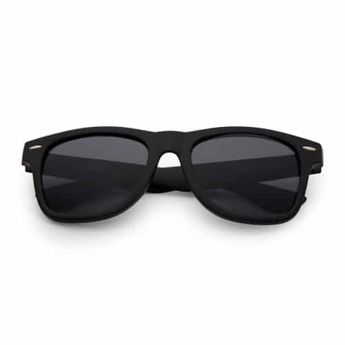 een beetje Geleerde labyrint Classic zonnebril mat zwart | UV-400 lenzen - Freaky Glasses