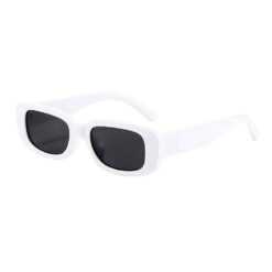 Zonnebril classic dik montuur - wit