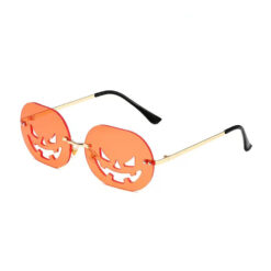 Halloween zonnebril pompoen oranje