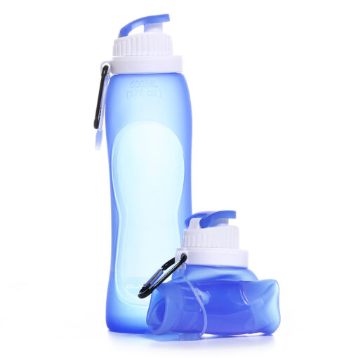 Duradis - Opvouwbare waterfles 500 ml blauw