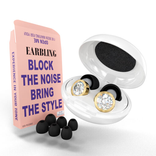 Ear Bling oordoppen goud - Afbeelding 2