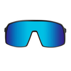 Alternative view of Sport zonnebril matzwart - Blauwe glazen