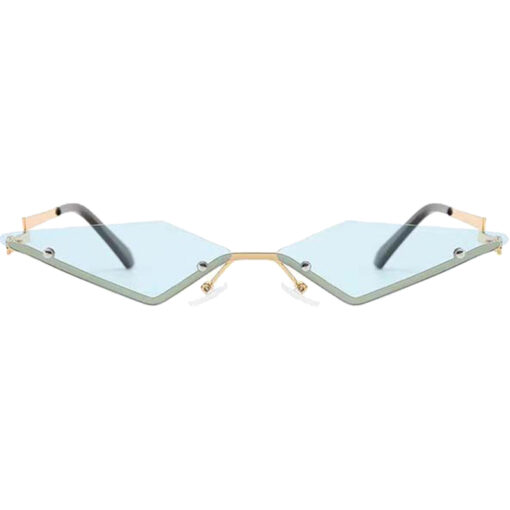 Partybril triangle blauw
