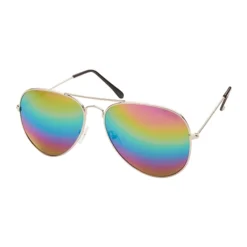 Alternative view of Piloten bril | Regenboog spiegel lenzen