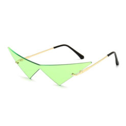 Partybril triangle groen