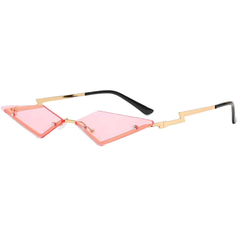 Partybril triangle roze - Afbeelding 2