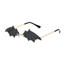Halloween partybril vleermuis zwart