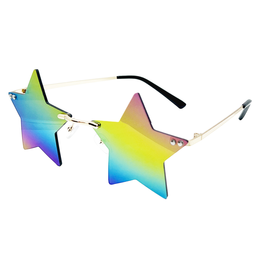 Partybril ster regenboog - Afbeelding 2